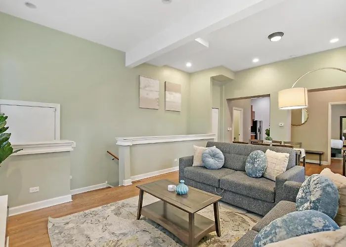 Splendid 4br Close To Bars & Restaurants - Damen 1r Appartement Chicago